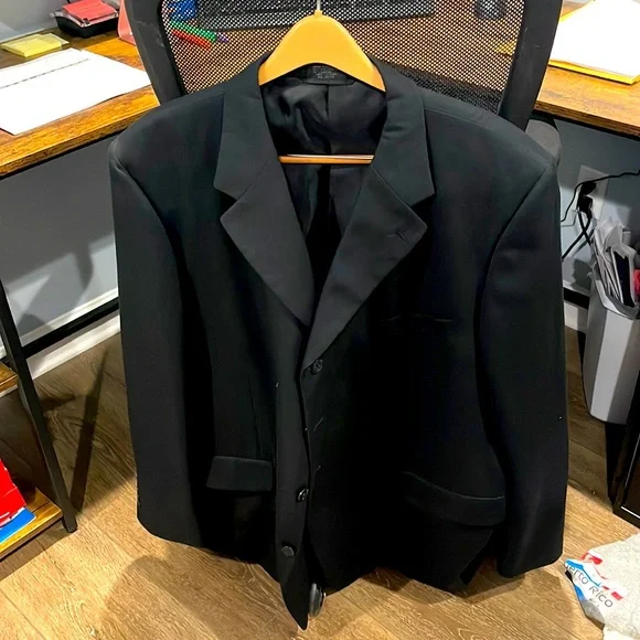 3xl men’s suit jacket and 48r suit pants set